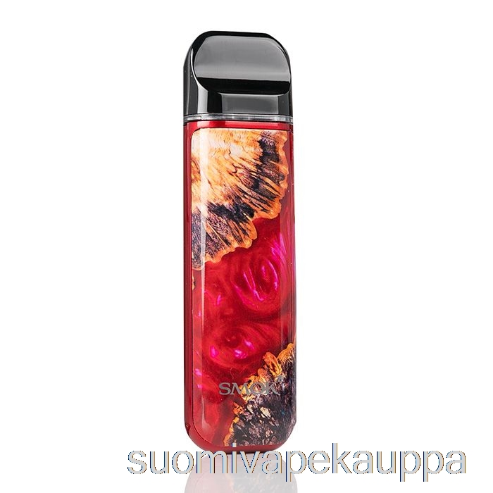 Vape Suomi Smok Novo 2 25w Pod System Punainen Stabiloiva Puu